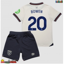 Camisa de Futebol West Ham United Jarrod Bowen #20 Equipamento Secundário Infantil 2025-26 Manga Curta (+ Calças curtas)